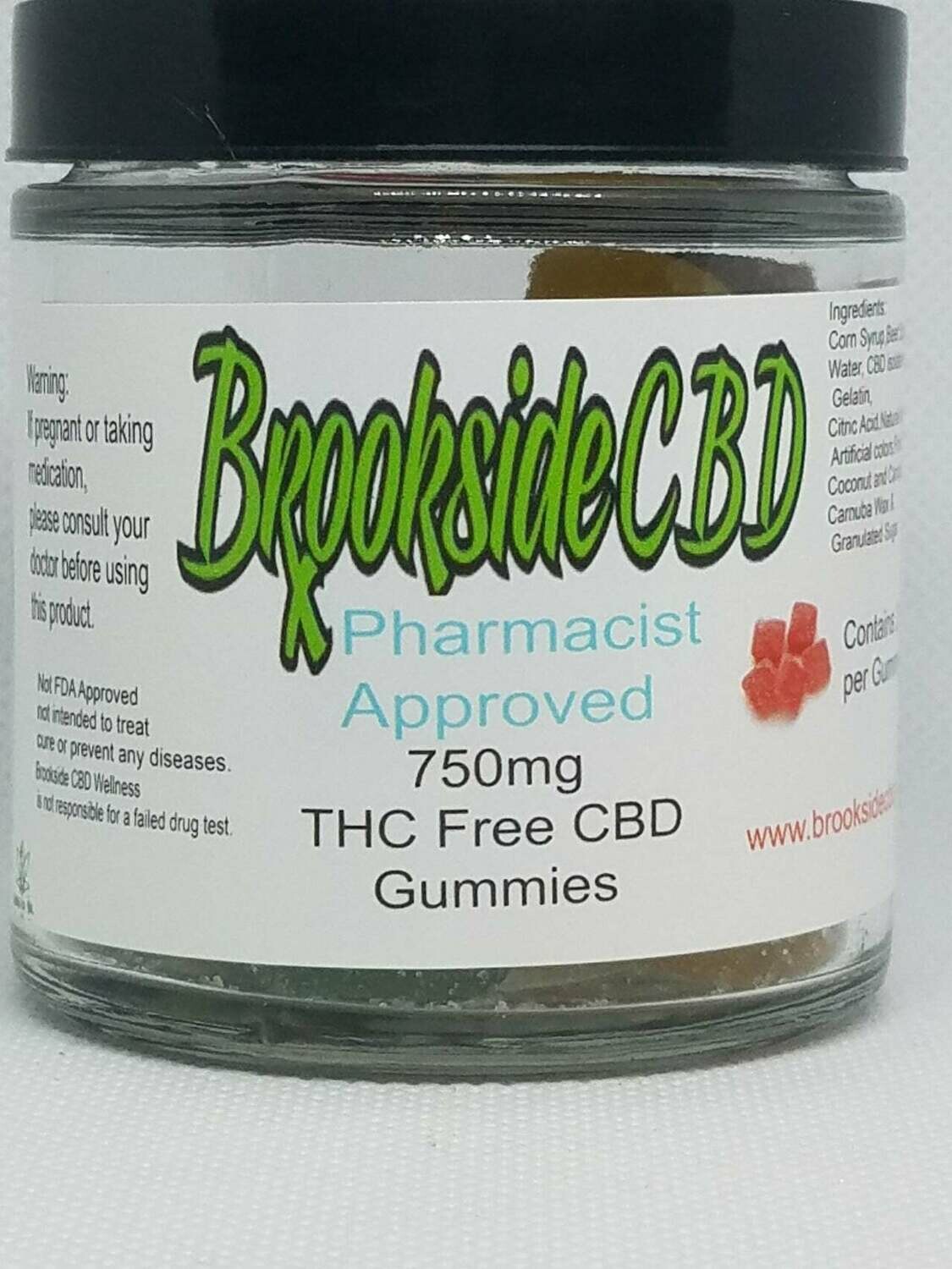 Brookside THC Free Gummies 30 Count